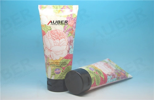 D50mm 바비 크림 플라스틱 라미네이트 튜브, 플라워 프린팅 포함 - Auber D50Mm 바비 크림 플라스틱 라미네이트 튜브, 플라워 프린팅 포함 - Auber