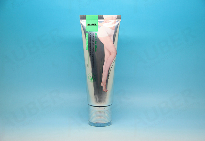 D40 Bright Metalized tube for Slimming Massage Cream