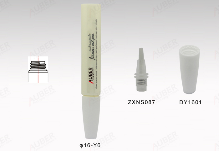 D16mm Lip Balm Tube Packaging with Brush Tube Head