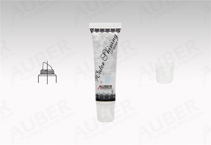 Auber D19mm 2 in 1 Clear Lip Gloss Tubes with Transparent Screw On Caps