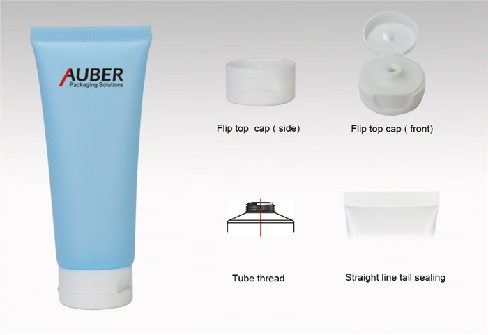 D30mm Squeeze Tubes for Cosmetics with Flip Top Cap