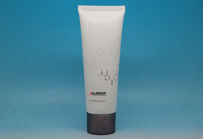 White Plastic Squeezable for Lotion Product