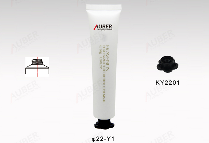 Plum Cap squeezable tube for skincare product