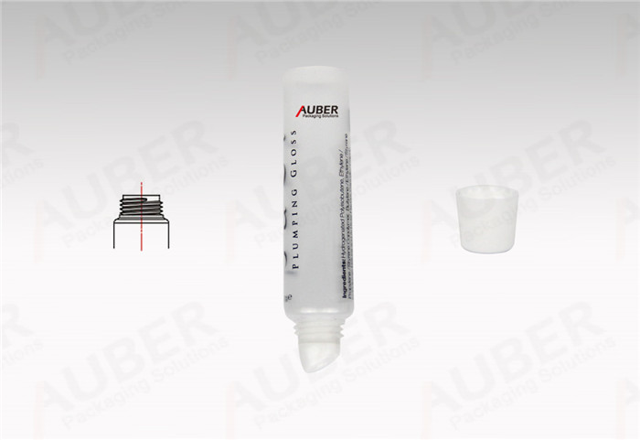 D16mm Clear Lip gloss Tubes Manufacturer with Clear Screw On Caps