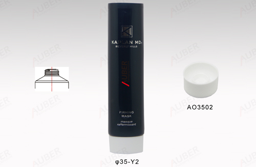 Black Cosmetics Packaging Eco Plastic Made