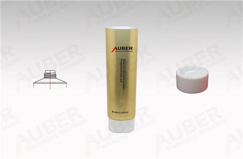 퍼스널 케어 제품용 스크류 온 캡이 있는 직경 40mm의 골드 메탈 라미네이트 튜브 - Auber 퍼스널 케어 제품용 스크류 온 캡이 있는 직경 40Mm의 골드 메탈 라미네이트 튜브 - Auber