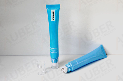 Massage 3 Rolls Head Squeezable Lip Gloss Tube D19mm