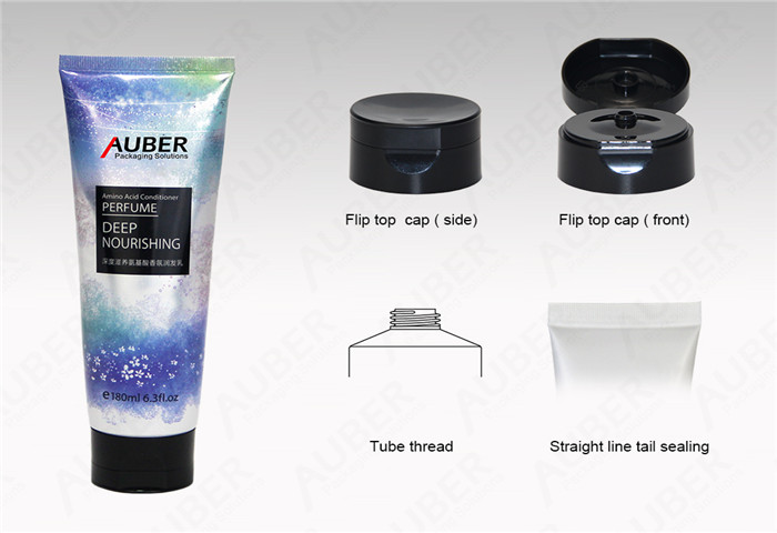D50mm ABL Tubes for Nourishing Conditioner with Black Screw On Cap