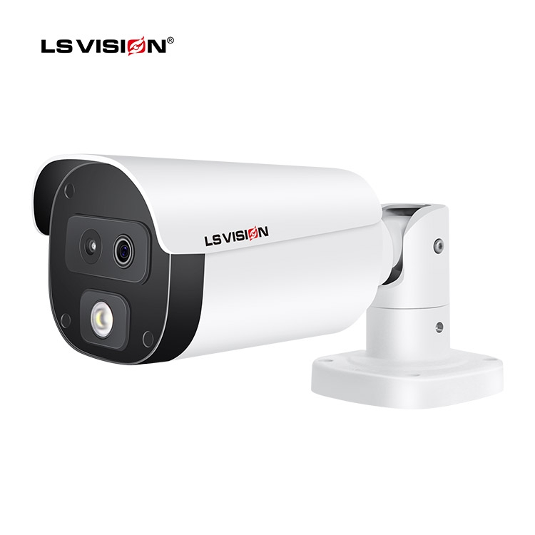 LSVISION - Telecamera IP professionale con scansione della temperatura  termica del corpo umano AI con sensore a