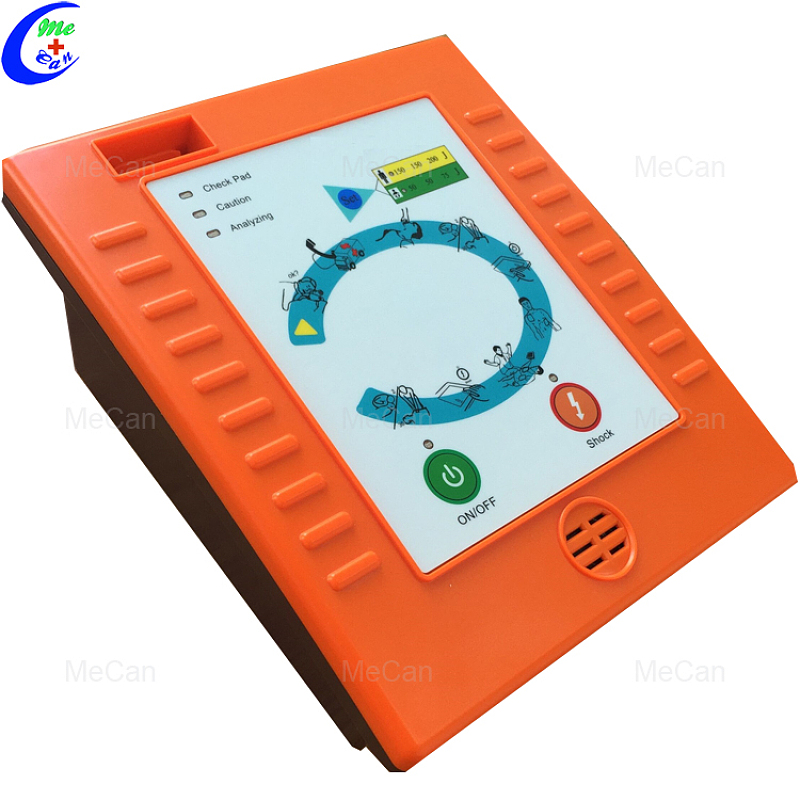 Най-доброто медицинско оборудване Автоматичен външен дефибрилатор AED, преносим двуфазен AED дефибрилатор доставчик