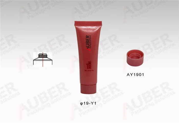 Auber D19mm red round skincare tube