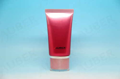Shiny Red Plastic Squeeze Tube for  Hand Cream 