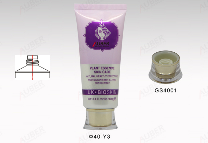  40mm plastic skincare packaging 