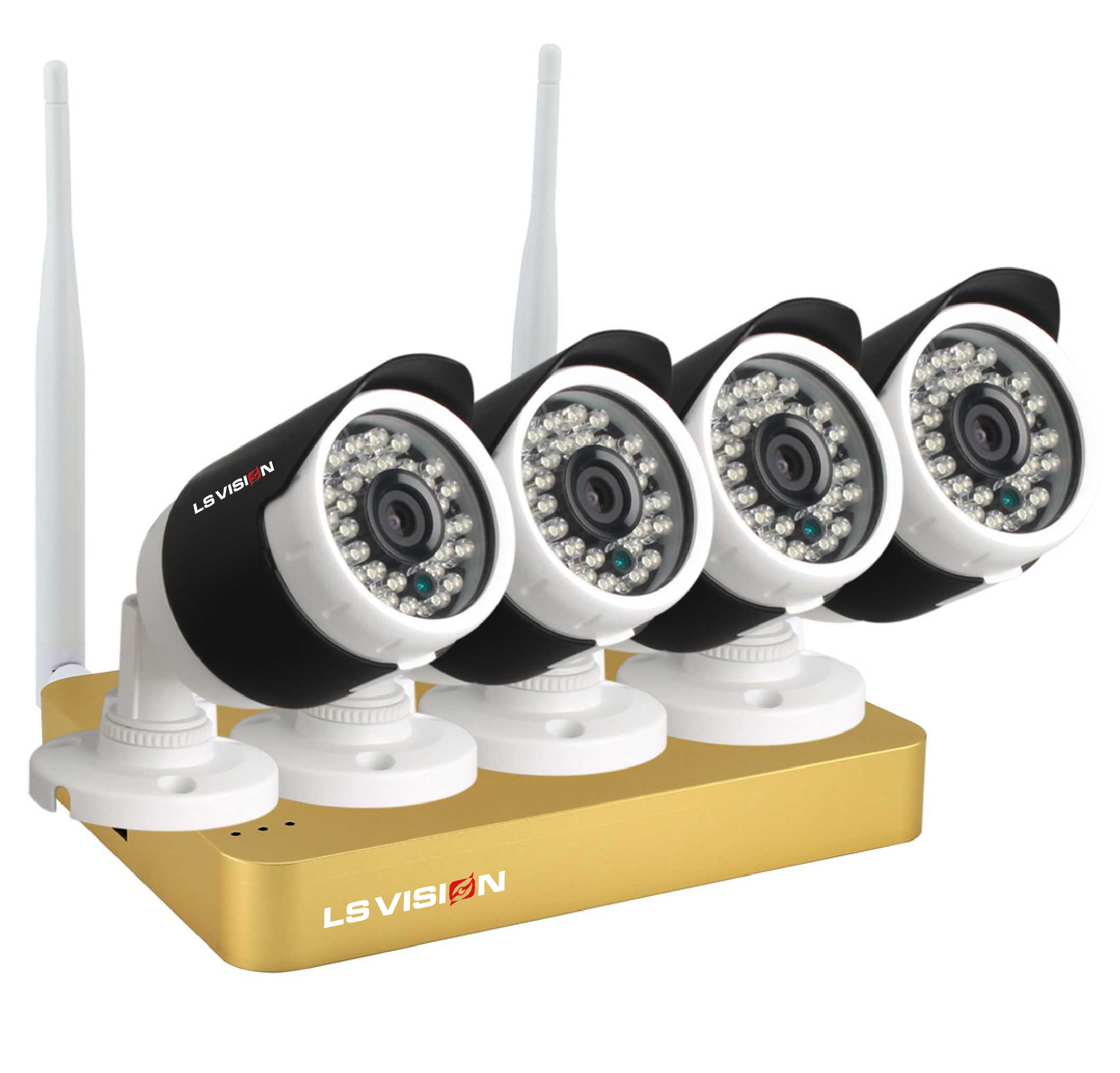 LS VISION enhanced wireless WiFi NVR Kits with Super Transmission ...