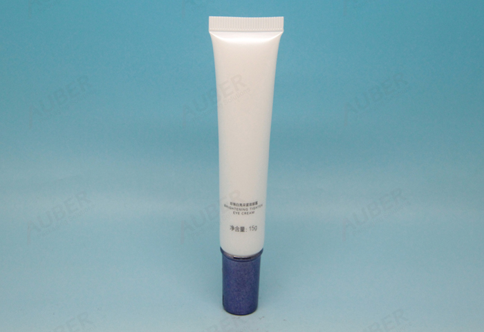 0.5oz|0.8oz White Plastic Lotion Tube With Nozzle Tip 