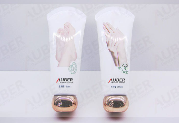 D35mm Round Skincare Tube with Gold Cap